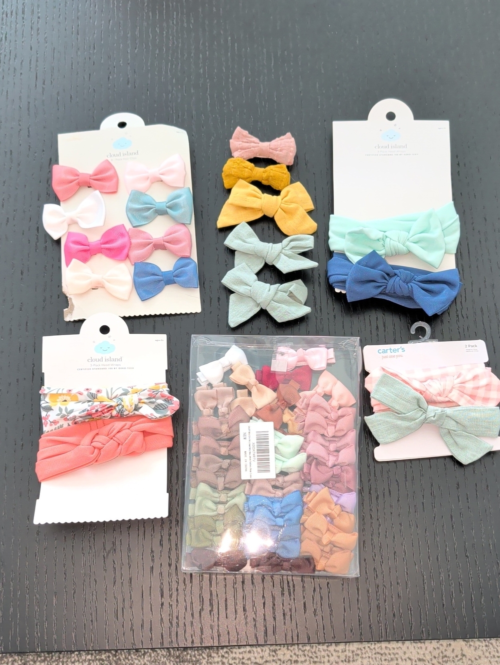 Lot of 50+ New Baby Toddler Girl Bows and Headbands Various Colors
